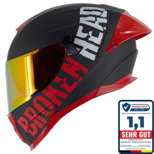 Broken head integralhelm - broken,