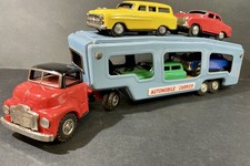 SSS Japan Automobile Carrier–50er Blechspielzeug–Originalautos, Friktionsantrieb