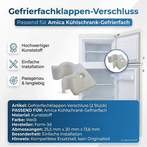 Einrastaufnahme gefrierfach - 2x,