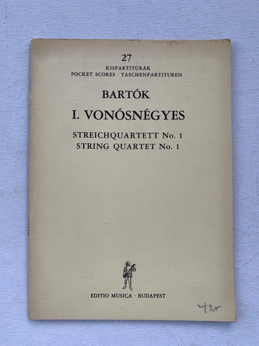 Noten bartok streichquartett - noten., bartok.