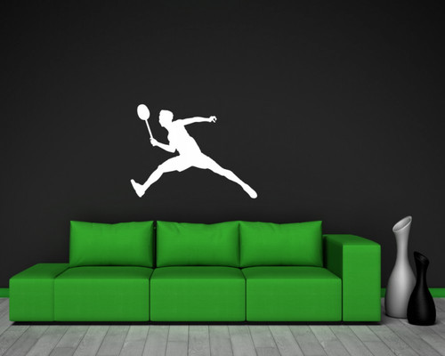 Wandtattoo badmintonspieler - wandtattoo,
