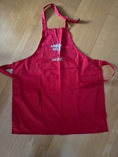 ♛ HEINZ BBQ Held Grillschürze Kochschürze Küchenschürze Schürze rot NEU♛