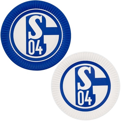 Schalke pappteller 10er - schalke,