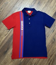 Gucci blaues T-Shirt Polo für