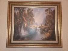 Romantische Wassermühle