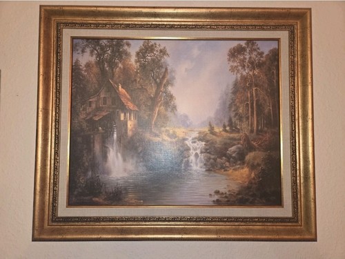 Romantische wassermühle - romantische,
