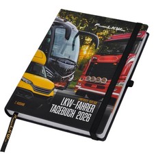 LKW-Fahrtenbuch 2026 Hardcover, LKW-Logbuch, Wöchentliche Zeiterfassung, Schi...