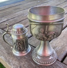 SKS Zinn Weinkelch Motiv