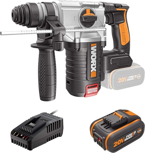 Worx wx380 akku bohrhammer - worx, akku-bohrhammer