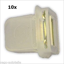 HOLZ VERKLEIDUNG DEKORLEISTE BEFESTIGUNGSCLIPS BMW 51417001629 10x ORIGINAL VEGO