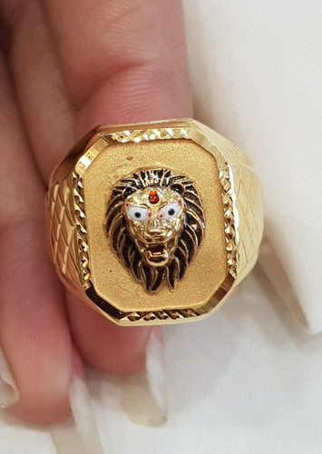 Toller goldring 22k massiver - goldring,