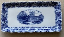 Seltmann Weiden, Theresia Heimatland, blau  Bavaria  Kuchenplatte Gebäck 🥮