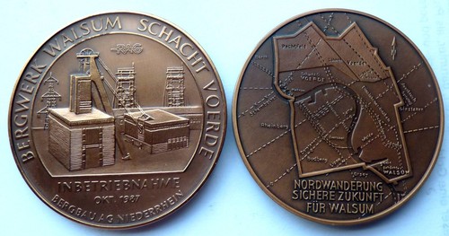 Bergbau medaille 1987 - 1987, bergwerk