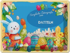 Blechschild 30x40 cm Ostern