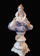 Porzellan figur edle dame - edle,