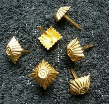 2x Bundeswehr Dienstgrad Stern  GOLD Rangabzeichen Schulterklappen General  17mm