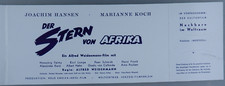 Einladung zur Uraufführung "Der Stern von Afrika" 1957 (118870)