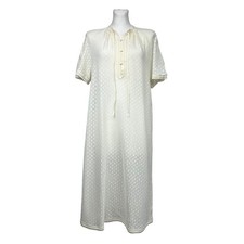 Hanro Damen Nachthemd Weiß