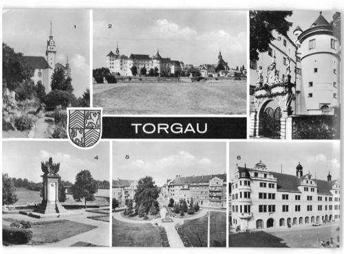 Ansichtskarte torgau - ansichtskarte,