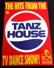 Werbe-Aufkleber Tanz House TV