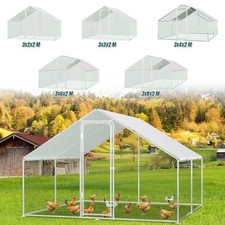 Hühnerstall Wasserdicht Hühnerhaus Käfige Voliere Kükenstall 6/9/12/18/24m²