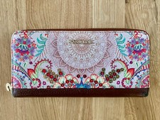 Desigual Geldbörse Portemonnaie Mehrfarbig Florales Muster ca. 20cm x 10cm