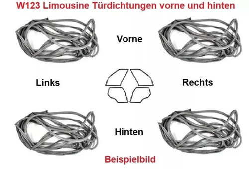 Türdichtungen für - 4x,