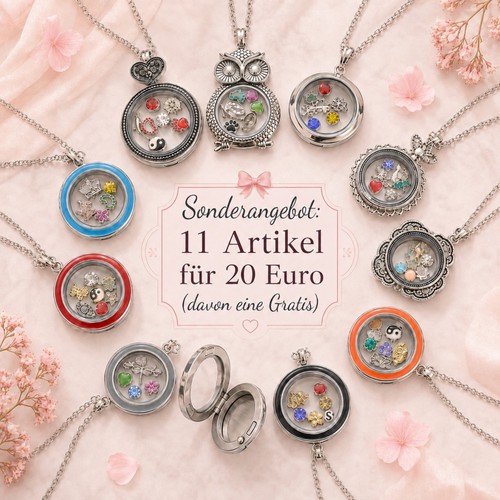 Set aus halsketten mit - 11,