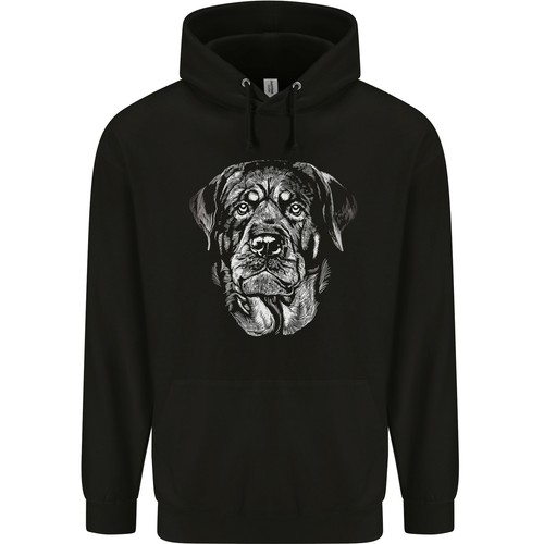 Ein monochromer rottweiler - ein,