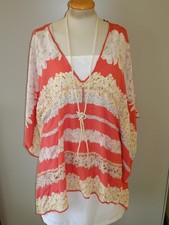 Poncho Shirt Bademode MISSONI MARE Gr S bunt 100% Seide