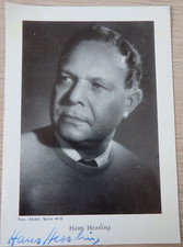 Autogramm deutscher Schauspieler und Synchronsprecher Hans Hessling (124474)