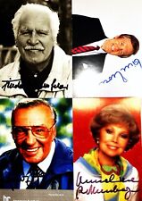 4 Autogramme Anneliese Rothenberger Heinz Schenk Wim Thoelke Fr. Schönfelder xyz