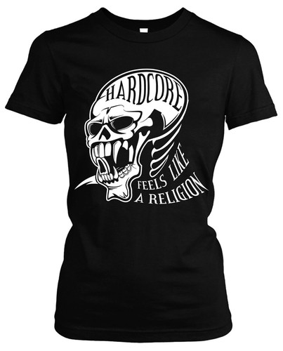 Hardcore damen girlie shirt - hardcore,