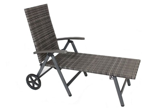 Aluminium polyrattan rollliege - polyrattan,