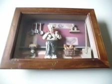 3D Wandbild Holz "Backstube"