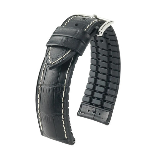 Uhrenarmband schwarz weiß - in, schwarz/weiß