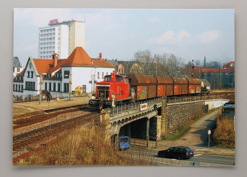 Postkarte diesellokomotive - postkarte,