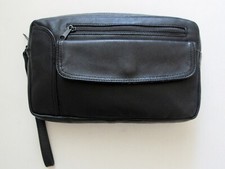 Picard Herren-Handgelenktasche schwarz Leder "Jet 2001"