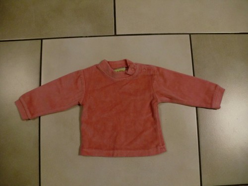 Samt pulli rosa - gr.56,