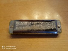 Kleine handliche DDR Mundharmonika Country Western - Ostalgie