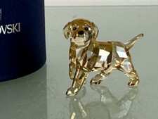 Swarovski 1142824  Golden Retriever Welpe stehend 4,5 cm. Ovp & Zertifikat 