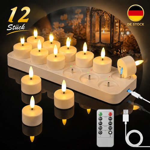 12er set echtwachs - 12er-set, kerzen