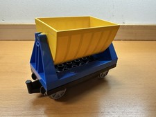 Lego Duplo Eisenbahn 10508 Güterzug Kipplore blau gelb top Zustand