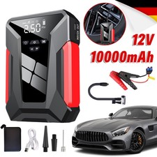 10000mAh Auto KFZ Starthilfe Jump Starter 12V Ladegerät Booster Powerbank PKW