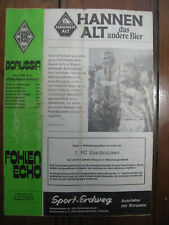 Fohlenecho Fohlen-Echo Borussia Mönchengladbach-1.FC Saarbrücken 5.November 1977