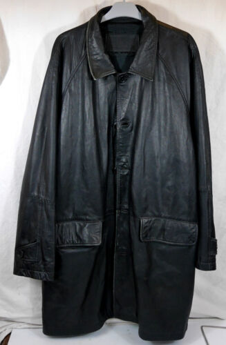 Alte jacke langer ledermantel - langer,