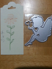 Engel Herz Thinlits Dies Weihna Taufe Hochzei Ostern Tag+Stampin up tag f Größe