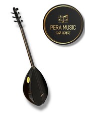 Saz Baglama Siyah Kisa Sap Baglama SEDEF/Kurz Hals Saz / mit Tonabnehmern /Diyar