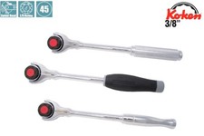 Koken 3/8" Schwenkkopf-Knarre mit 3 Griffen zur Auswahl