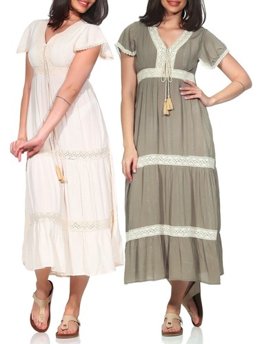 Hailys damen maxi kleid - hailys,